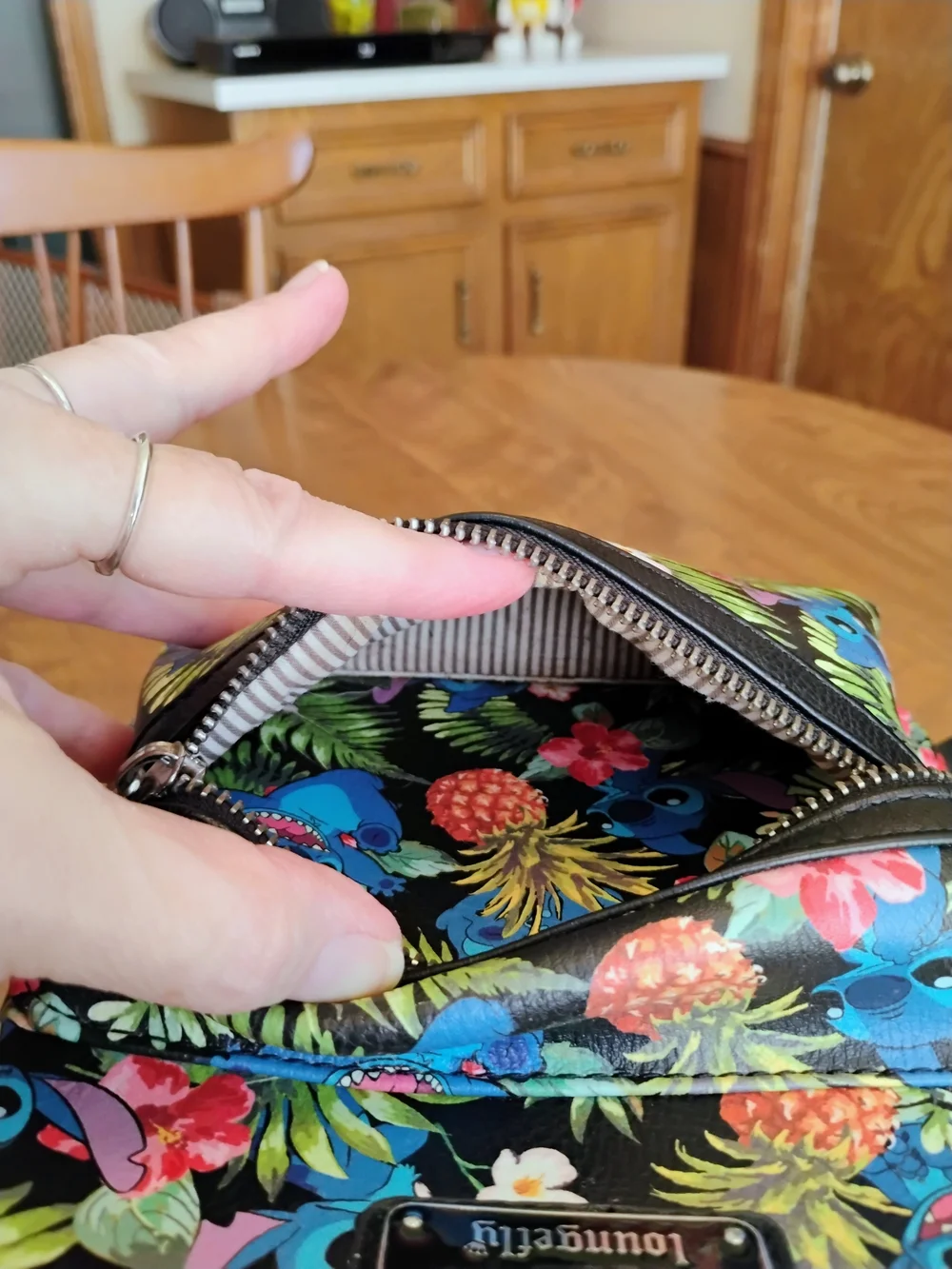 Disney Loungefly Original Parks Stitch Pineapple Tropical Mini Backpack Retired